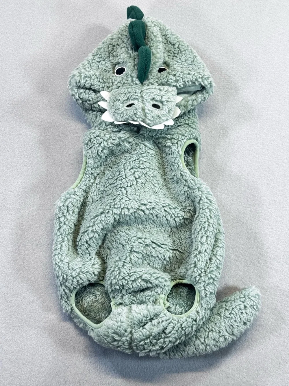 Dinosaur Costume Cute Sleeveless Romper With Hood (3-6 Months)